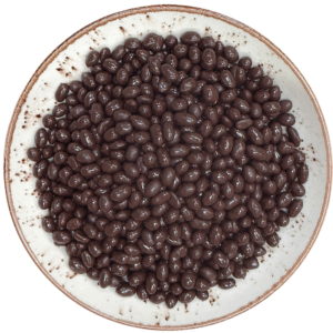 Maní recubierto de chocolate negro