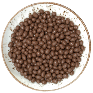 Pistacho recubierto de chocolate con leche